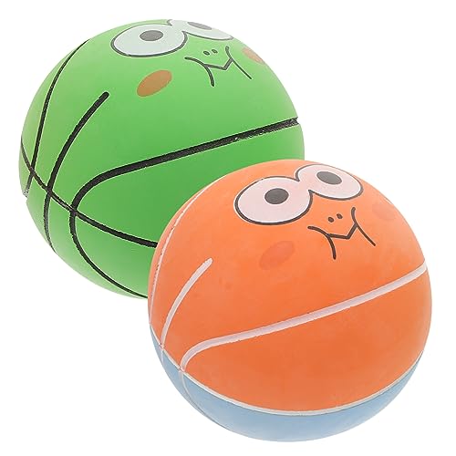 DRESSOOS 2St Mini-Basketballspielzeug flummies f�r hupfball für kinderspielzeuge Mini Hoop Basketball Toys pädagogische Hüpfbälle Spiel Gummibälle Gummibälle von DRESSOOS