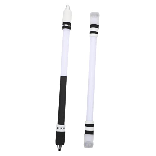 DRESSOOS 2St -Stift mental rotierende Stifte Bleistifte für Kugelschreiber schwarz Spielzeug Rotierender Gaming-Stift interessanter Flippenstift tragbar rotierender Stift Nachfüllung e8 von DRESSOOS