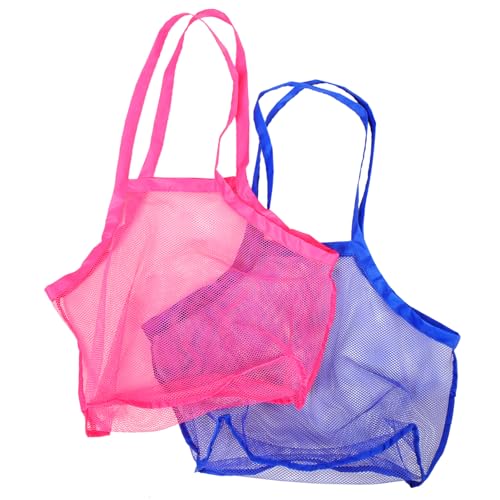 DRESSOOS 2St Strandtasche Kühltasche Poolspielzeug Hülse Schwimmtasche Abs Tank aufbewahrungssack Storage Bags Bag for travel spielzeugsack reisebeutel Netztasche Aufbewahrungstasche Blue von DRESSOOS