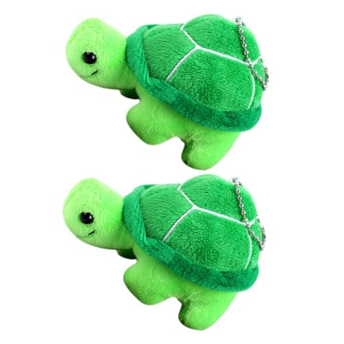 DRESSOOS 2st Kleiner Schildkrötenanhänger Puppe Plüsch Kleiner Heubeutel Für Haustiere Hase Meerschweinchen Träger Babyspielzeug Gefüllte Schildkrötenpuppen Kinderspielzeug Krabbe Green von DRESSOOS