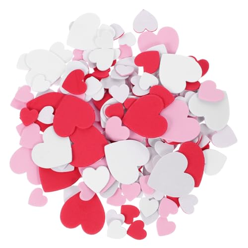 DRESSOOS 3 Packungen Puzzle-aufnäher Für Kinder Scrapbooking-Aufkleber DIY-Aufkleber Geschwollene Herzaufkleber Etiketten Zum Valentinstag Selbstgemachter Aufkleber Verpackungsetiketten Eva von DRESSOOS