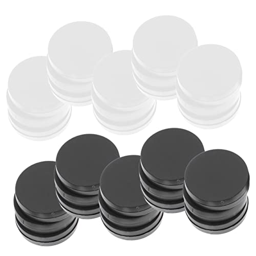 DRESSOOS 30 Stück Ersatzzubehör für Schachfiguren Schach-Kit Backgammon Schachzähler Schachbrett Schach zubehör Chess Pieces Schachersatz für Brettspiele klassischer Schachersatz Plastik von DRESSOOS