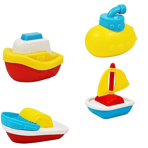 DRESSOOS 4 Stück Badespielzeug kinderplanschbecken plantschbecken Kind Submarine Toys Pool- babyspielzeuge Poolspielzeug für Pool-Wasserspielzeug Cartoon- Plastik von DRESSOOS