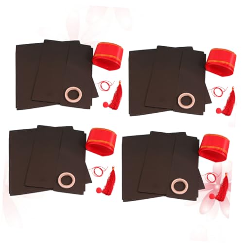 DRESSOOS 4 Stück Graduierung DIY-Tool Bastelsets Aus Papier Für Kinder Bastelset Aus Papier Selber Machen Mini-abschlusskappen Aus Papier Machen Sie Ihre Abschlusskappe DIY-Kits von DRESSOOS