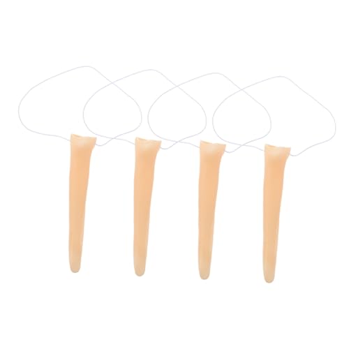 DRESSOOS 4stücke Lange Nasen Kostüm Requisiten Für Party Karneval Halloween Cosplay Dekoration Mit Künstlicher Nasenform Aus PVC Material Für Maskenbälle Und Aufführungsrequisiten DRESSOOS 4stücke Lange Nasen Kostüm Requisiten Für Party Karneval Halloween Cosplay Dekoration Mit Künstlicher Nasenform Aus PVC Material Für Maskenbälle Und Aufführungsrequisiten von DRESSOOS