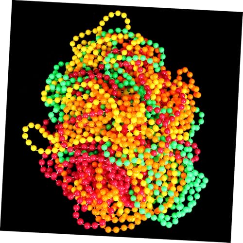 DRESSOOS 48 Teiliges Neon Perlen Halskette Leichte Kunststoffkette in Leuchtenden Farben Fluoreszierende Beaded Neck Decoration für Maskenball Jahre Party und Halloween Vielseitige DRESSOOS 48 Teiliges Neon Perlen Halskette Leichte Kunststoffkette in Leuchtenden Farben Fluoreszierende Beaded Neck Decoration für Maskenball Jahre Party und Halloween Vielseitige von DRESSOOS