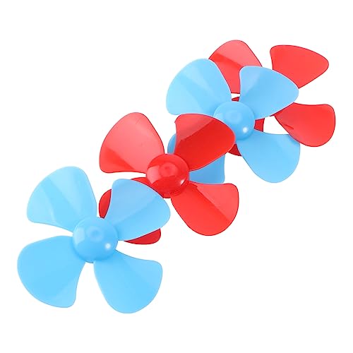 DRESSOOS 48St Propeller Attraction The Four Leaf bastelzeug laufstall Spielzeug stule Zubehör für Schiffsmodelle Zubehör für Mini-Fans schiffsmodell DIY zubehör DIY-Spielzeugzubehör Plastik von DRESSOOS