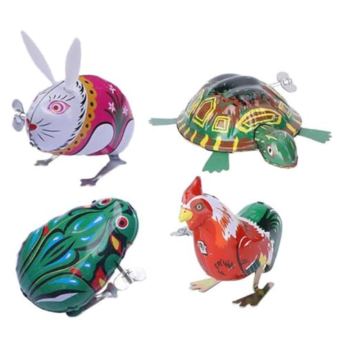 DRESSOOS 4stücke Aufziehspielzeug Aus Springspielzeug Für Junge Mädchen Pädagogisches Spielzeug Verschiedene Tierformen Vintage-uhrwerkspielzeug Partyspielzeug Energiesparend Batterielos DRESSOOS 4stücke Aufziehspielzeug Aus Springspielzeug Für Junge Mädchen Pädagogisches Spielzeug Verschiedene Tierformen Vintage-uhrwerkspielzeug Partyspielzeug Energiesparend Batterielos von DRESSOOS