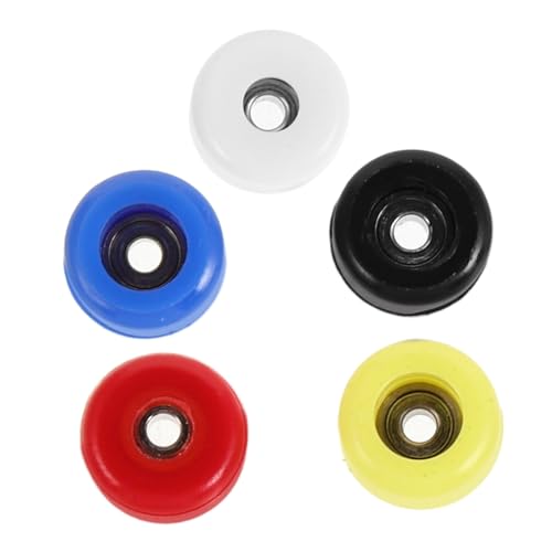 DRESSOOS 5 Stück 75 Mm Räder Für Skateboard Finger Skateboard Rad Reparaturteil Skateboard 4 Stück 68D Urethan von DRESSOOS