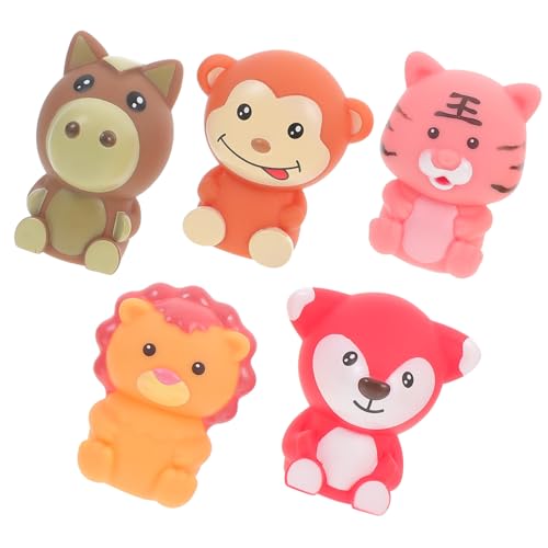 DRESSOOS 5 Stück Fingerpuppe Hand Fingerpuppe Fingerspielzeug Für Kleinkinder Dehnbare Fingerpuppen Kinderspielzeug Niedliche Fingerpuppen Zum Sprechen Von Geschichten Fingerpuppen von DRESSOOS