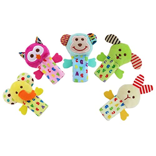 DRESSOOS 5 Teiliges üschtier Fingerpuppen Set Weiches Fingerspielzeug Für Kleinkinder Ideal Für Die Geschichtenzeit Fördert Die Kreativität Und Motorik Perfekt Für Die von DRESSOOS