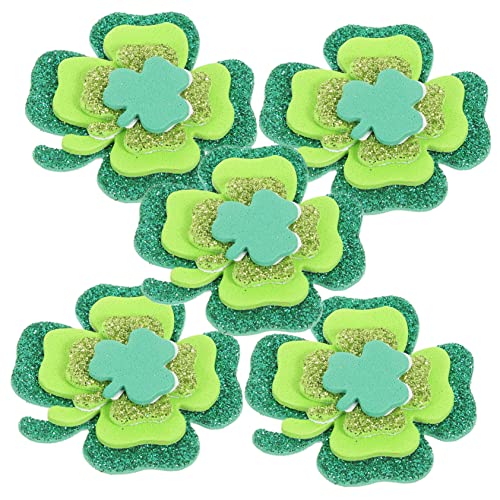 DRESSOOS 500 Stück Vierblättrige Aufkleber Große Aufkleber Kleeblatt Aufkleber Für DIY Dekoration St Patrick Aufkleber Dekorative Kleeblatt Aufkleber Kleeblatt Aufkleber Für St von DRESSOOS