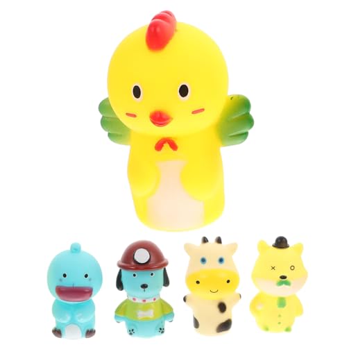 DRESSOOS 5St Animal Finger Puppen geschmeidige Fingerpuppen tierische Handpuppe kindertagsgeschenke kindertag spielzeuge Kinder Spielzeug Fingerspielzeug für Kinder Marionette von DRESSOOS