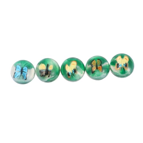 DRESSOOS 5St Hüpfball Spielzeug für Kinder kinderspielzeug Stringy Balls jucarii pentru copii gummiball Stretch-Ball-Spielzeug dehnbares Spielzeug Mini-Spielzeug Springender Ball Green von DRESSOOS