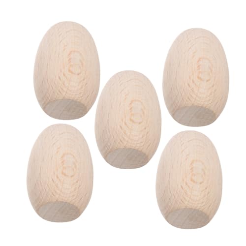 DRESSOOS 5stücke Mini-holzeier Unbemalt Kleine Leere Holzostern-Eier DIY-Grundlage Für Bemalen Und Basteln Unfertige Eier Für Handwerk Und Dekoration DRESSOOS 5stücke Mini-holzeier Unbemalt Kleine Leere Holzostern-Eier DIY-Grundlage Für Bemalen Und Basteln Unfertige Eier Für Handwerk Und Dekoration von DRESSOOS