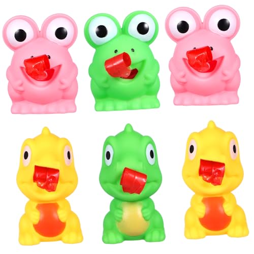DRESSOOS 6 Stück Teiliges Squeeze Lustigen Frosch Dinosaurierfiguren aus Weichem TPR Stressabbau und Fingerspaß Bunte Partygeschenke für Erwachsene Zufällige Farbe Zufällige Farbe DRESSOOS 6 Stück Teiliges Squeeze Lustigen Frosch Dinosaurierfiguren aus Weichem TPR Stressabbau und Fingerspaß Bunte Partygeschenke für Erwachsene Zufällige Farbe Zufällige Farbe von DRESSOOS