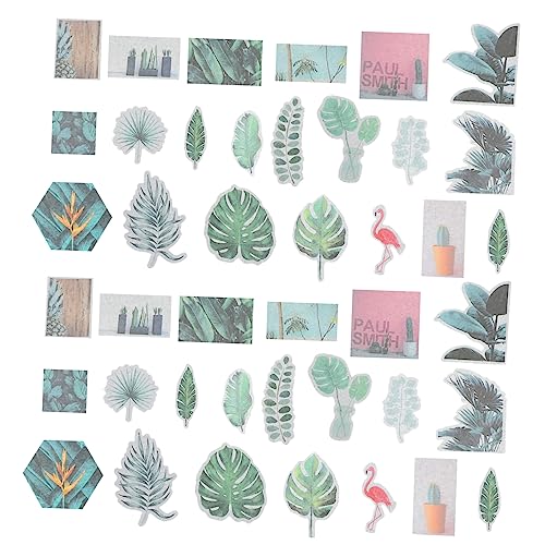 DRESSOOS 60st Pocket-Sticker-Pack Retro-washi-Aufkleber DIY Bastelaufkleber Laptop-Aufkleber Vintage Scrapbooking-Aufkleber Flaschen Aufkleber Kleine Aufkleber Kinder Aufkleber Die Papier von DRESSOOS