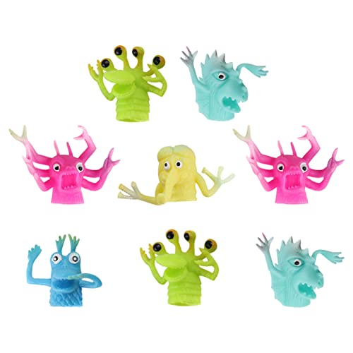 DRESSOOS 8st Puppenhandschuhe Schöne Fingerpuppen Fingerkobold- Fingerpuppen Für Cartoon-Kobold-fingerpuppen Besänftigende Fingerpuppen Entzückende Fingerpuppen von DRESSOOS