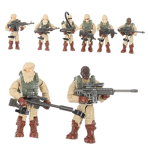 DRESSOOS 8st Sandtisch-Soldaten-Modelle Spielzeug Für Soldaten Soldat Spielset Mini-soldatenfiguren Kleine Menschenfiguren Miniaturspielzeug Kleine Modelle Spielset Spielzeug Plastik von DRESSOOS