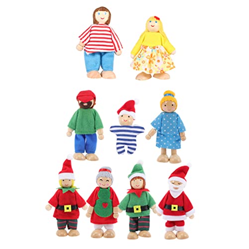 DRESSOOS 9 Stück Handpuppen Set Aus Stoff Für Rollenspielpuppen Mit Tiermotiven Ideal Für Kreative Spiele Puppentheater Und Weihnachtsdeko Goki von DRESSOOS