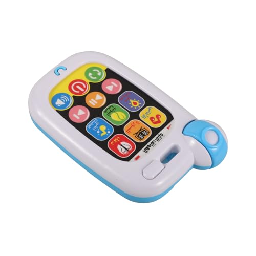 DRESSOOS Arabisch-Lernmaschine Smartphone für Kleinkinder Handy Pädagogisches Spielzeug Tragbares Spielzeug Spielzeug Babyphone Telefon vorgeben Kindertelefone für Jungen Abs Weiß von DRESSOOS