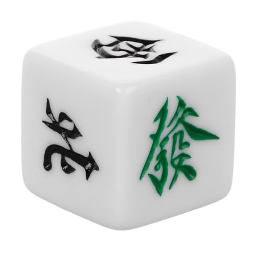 DRESSOOS Azimutwürfel Kleine Würfel Brettspielwürfel Würfel Masse Mahjong-würfel Spiel Würfel Würfelspielspielzeug Würfel Für Mahjong Spiel-Requisiten Tragbare Würfel Große Würfel Plastik von DRESSOOS