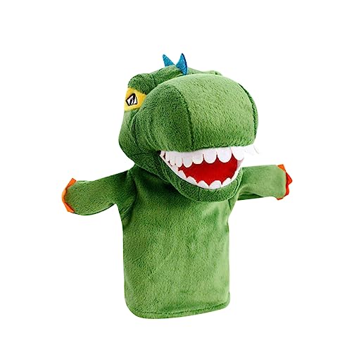 DRESSOOS Cartoon Dinosaurier üsch Handpuppe Weiches Für Ideal Für Eltern Kind Spiele Puppenspiel Und Kreative Rollenspiele Bunt Und Kuschelig von DRESSOOS