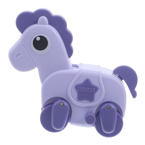 DRESSOOS Denkspiel zappeln Tiere Auto Aquarium Roboter spielsachen Tiermodell zum Aufziehen Tier aufziehen lustiges Tiermodell Abs Violett von DRESSOOS