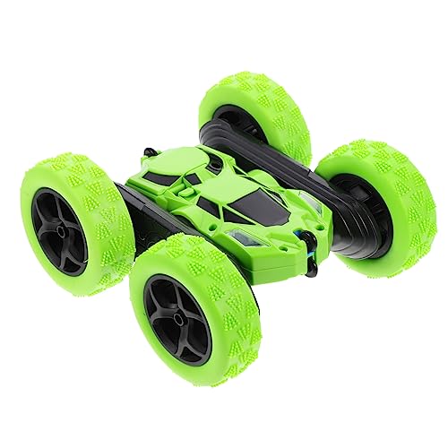 DRESSOOS Doppelseitiges Stuntauto Doppelseitige Flips Fahrzeuge Kinderautos Spielzeug Offroad-stuntauto Autospielzeug Geländewagen Elektroauto Spielzeug Rc-Drift-Autos Green Plastik von DRESSOOS