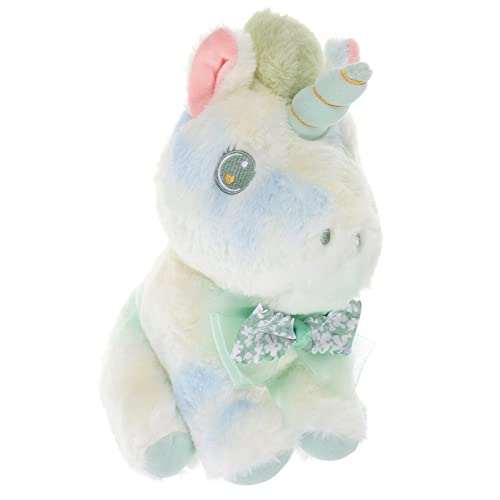 DRESSOOS Einhorn-Puppen Einhorn Mädchen-Einhorn-Puppe Einhorn-schmuck Cartoon-Einhorn-Puppe Einhorn Plüschtier Plüschpuppe Dekorative Einhornpuppe Pp Baumwolle Green von DRESSOOS