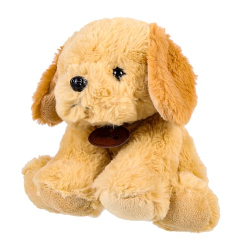 DRESSOOS Golden Retriever Welpenpuppe Babyspielzeug Ausgestopfter Hund Dekoration Kinderspielzeug Plüschtiere Welpenspielzeug Für Kleinkinder Ausgestopftes Welpendekor Spielzeug von DRESSOOS