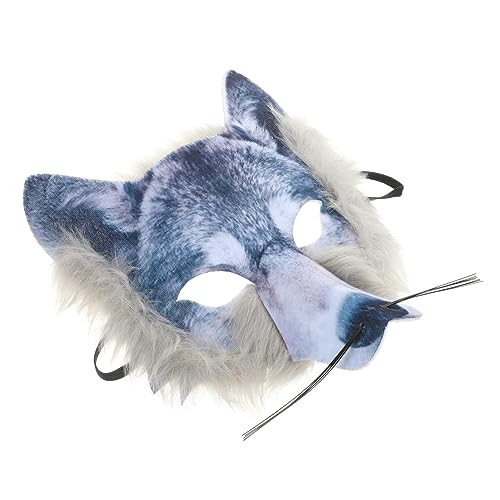 DRESSOOS Wolf Maske Für Halloween Kostü Realistische Tiermaske Für Party Karneval Und Cosplay Einzigartiges Accessoire Für Unvergessliche Auftritte von DRESSOOS