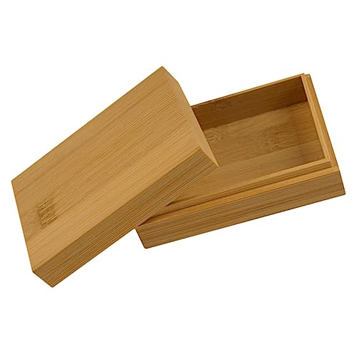 DRESSOOS Holz Poker Für Spielkarten Eleganter Poker Halter Aus Hochwertigem Holz Praktischer Poker Behälter Für Bis Zu 2 Decks Stilvolle Und Funktionale Kartenbox Für von DRESSOOS