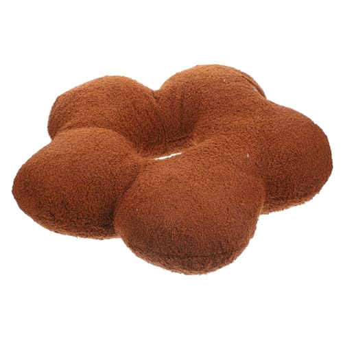 DRESSOOS Ingwerblüten-plüschkissen Sitzkissen Sofa-wurfkissen Plüschblumen-wurfskissen Blumenförmiges Kissen Stuhl Blumenkissen Wurfkissen Für Schlafzimmer Bodenkissen Coffee Pp Baumwolle von DRESSOOS