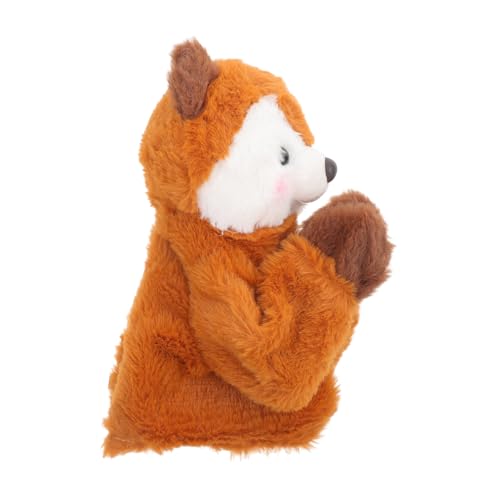 DRESSOOS Interaktive Handpuppe Mit Geräusch Squirrel Handpuppen Für Geschichtenerzähler Tierische Fingerpuppen Weiches üschspielzeug Für Pädagogisches Für Eltern Kind Interaktion von DRESSOOS