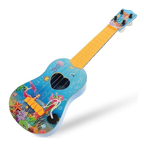 DRESSOOS Kinder Gitarre Cartoon-Tier-Gitarre Mini-Ukulele Mini-tierspielzeug Musikinstrumentenmodell Musikinstrumente Für Kleinkinder 1-3 Spielzeug Für Kinder Babyspielzeug Colorful Plastik von DRESSOOS