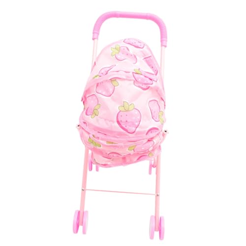 DRESSOOS Kinder Rollenspiel Spielzeug Kinderwagen Für Puppen Simulation Kinderwagen Für Kleine Kinder Ideales Rollenspielzeug Für ädchen Und Jungen Perfekt Für Kreative Abenteuer von DRESSOOS