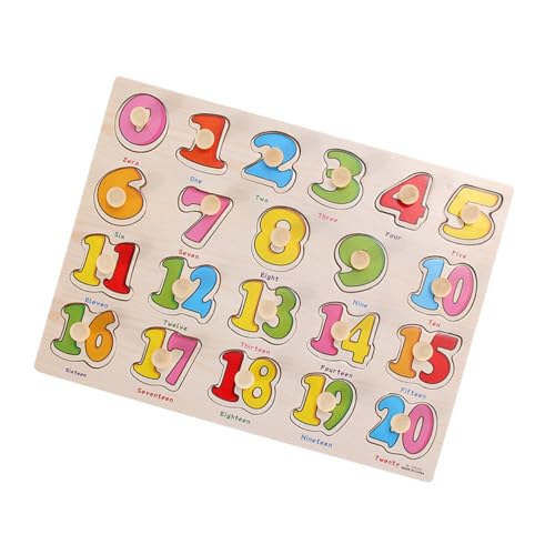 DRESSOOS Klassisches Zahlen Puzzle Bundle Aus Holz Für Lernspiel Mit Buchstabenwürfeln Zum Auffädeln Und Schiebepuzzle Brettspiel Fördert Motorische Fähigkeiten Und Zahlenverständnis von DRESSOOS