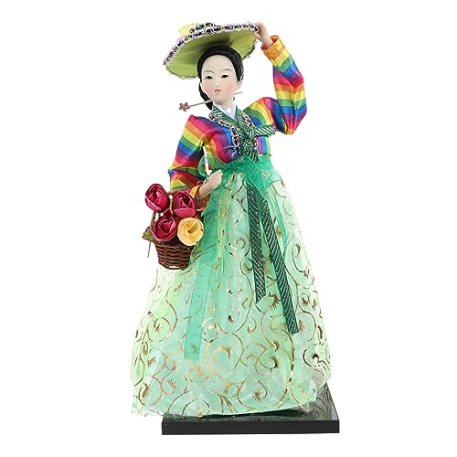 DRESSOOS Koreanische Puppe Mädchenspielzeug Koreanisches Koreanisches Hanbok Puppen Japanische Koreanische Sammlerpuppen Puppe Für Zuhause Tischpuppe Form Ornament Clan von DRESSOOS