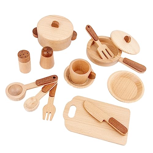 DRESSOOS Küchen Spielset Für 1 Set Aus Hochwertigem Inkl Geschirr Und Kochutensilien Pädagogisches Zur Von Kreativität Und Rollenspiel Ideal Für Kleine Köche Ab 3 von DRESSOOS