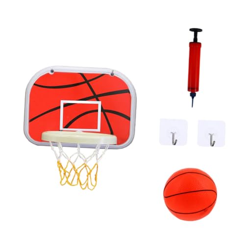 DRESSOOS Lustiges Basketball Set Für Indoor Basketballkorb Zur Wandmontage Inklusive Pumpe Ideal Für Spielspaß Im Büro Und Zuhause Perfekt Für Kleine Basketballfans von DRESSOOS