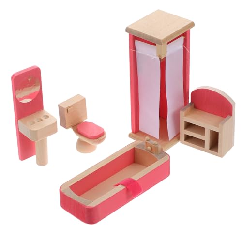 DRESSOOS Mini Möbelspielzeug Set Aus Für Kinder Schlafzimmermöbel Im Miniaturformat Ideales Rollenspielzeug Für Das Kinderzimmer Kreatives Spielzeugregal Für Fantasievolles Spielen von DRESSOOS