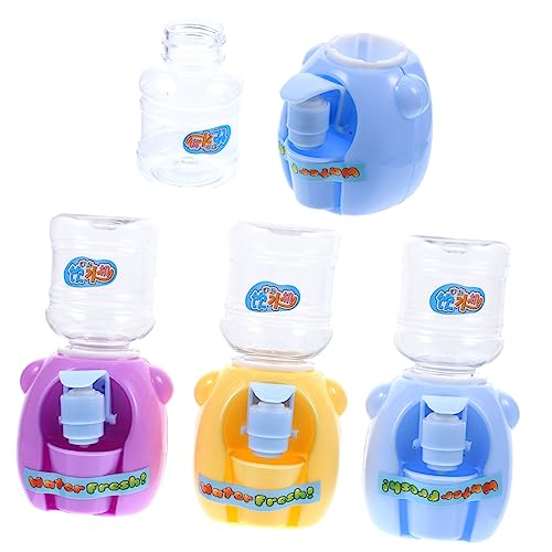 DRESSOOS 4er Set Simulierte Elektrische Wasserspender Spielzeuge Mini Wasserbrunnen Für Farblich Zufällig Ideal Für Rollenspiele Und Kreatives von DRESSOOS