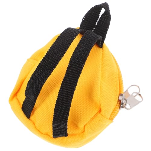 DRESSOOS Miniatur Puppen Rucksack Tasche Simulation Puppe Schultasche Ornament Für Puppenhaus Dekorativer Rucksack Für Requisiten Ideale Ergänzung Für Mikroszenen Leicht Und Handlich von DRESSOOS