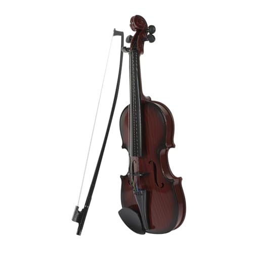 DRESSOOS Miniatur Violine Für Musikinstrument Mit Verstellbaren Saiten Musik Zufälliger Farbe Ideal Für Kreative Spiele Und Musikförderung von DRESSOOS