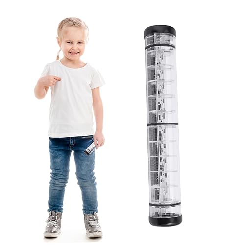 DRESSOOS Musik Spielzeug Toys mädchen Spielzeug Intellektuelle Entwicklung Spielzeug Sensory Toys Regenmacher-Rasselspielzeug Mini-Regenstab Spielzeuginstrument Kinderspielzeug Black von DRESSOOS