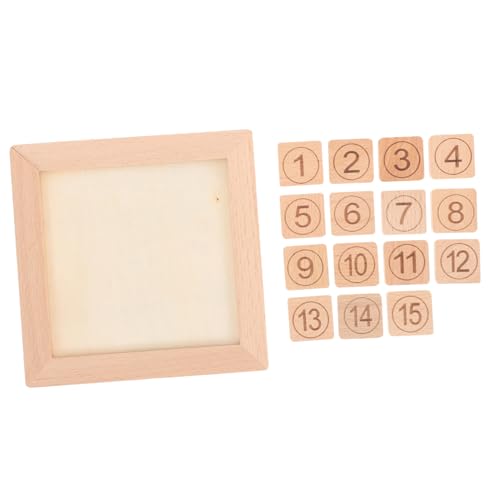 DRESSOOS Pädagogisches Holz Zahlen Puzzle für Schiebbares Denksportspielzeug zur Intelligenzentwicklung für Frühkindliche Bildung und Mathematikverständnis DRESSOOS Pädagogisches Holz Zahlen Puzzle für Schiebbares Denksportspielzeug zur Intelligenzentwicklung für Frühkindliche Bildung und Mathematikverständnis von DRESSOOS