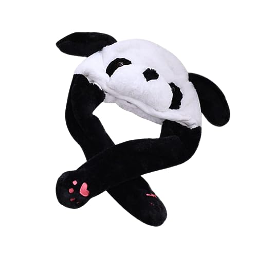 DRESSOOS Panda-Hut evengers event die bescherung cap selfie spielzeug geschebke materiol comfort kinder ruthe the Hüte Ohrenmütze Hut mit beweglichen Ohren Aufrechte Ohren Ohrstöpsel von DRESSOOS