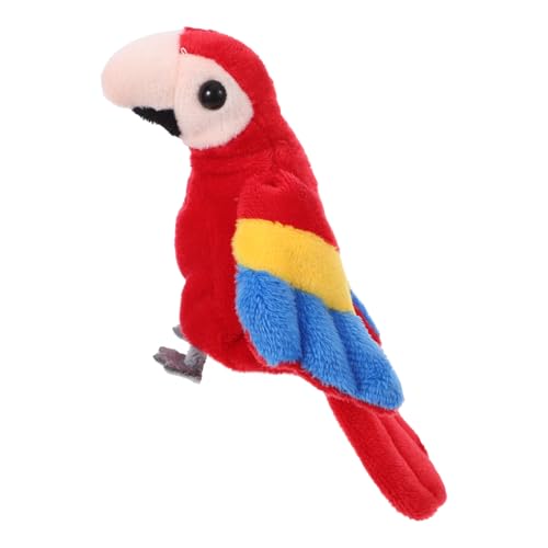 DRESSOOS Papageien-fingerpuppe Tierpuppen Hand Fingerpuppen Vogel Vogelpuppe Taubenstofftier Handpuppe Vogel Stofftier Kolibri Stofftier Fingerpuppen Für Babys Interaktives Plüsch von DRESSOOS