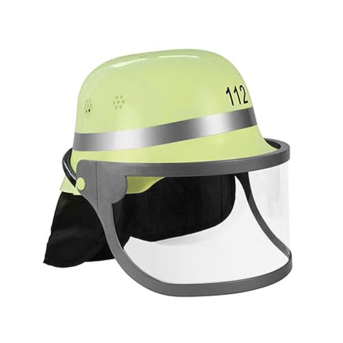 DRESSOOS Partyzubehör Cosplay-Hut Für Kinder Gastgeschenke Feuerwehrhut Spielzeug Interessantes Feuerspielzeug Partyhüte Für Kinder Feuerwehrmütze Für Kinder Partyhut Light Green von DRESSOOS